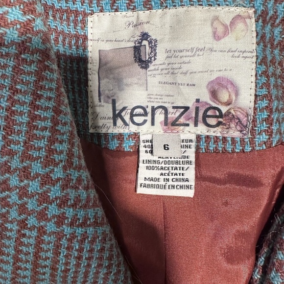 Kenzie Gray Blazer Classic Tailored Suit Jacket - Picture 7 of 16